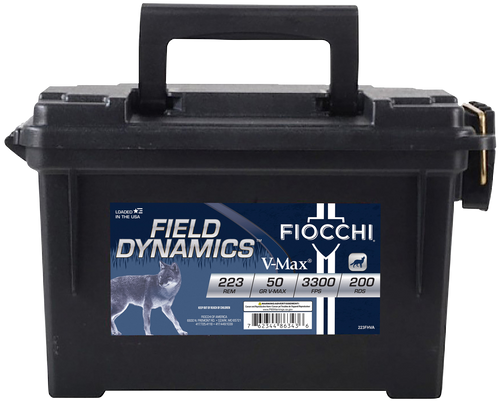 Fiocchi 223 Rem Ammo 50 Grain V-Max Box of 50
