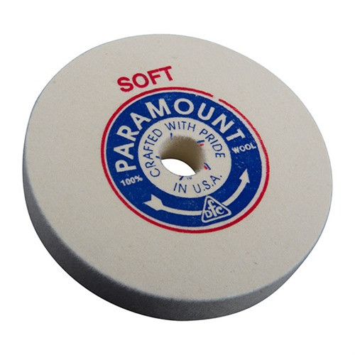 6'' SOFT FELT POLISHING WHEEL 1'' ARBOR 6'' SOFT FELT POLISHING WHEEL 1'' ARBOR