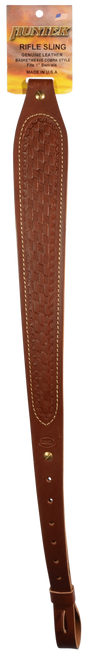 Hunter Cobra Rifle Sling Suede-Lined Leather Chestnut