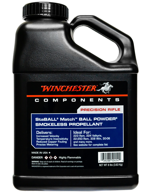 Winchester StaBall Match Smokeless Powder 8 lb