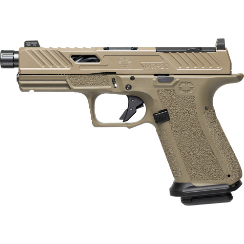 Shadow Systems MR920 Elite 9mm Luger Pistol 4.5" Threaded Barrel 15+1 Round Flat Dark Earth
