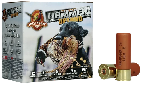 Hevi-Shot HEVI-Hammer Upland 12 Gauge Ammo 3" 1-1/8 oz #5 Shot Box of 25