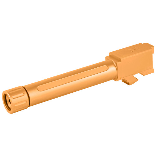 True Precision Barrel Glock 19 9mm Luger Gold TiN (Threaded 1/2x28)