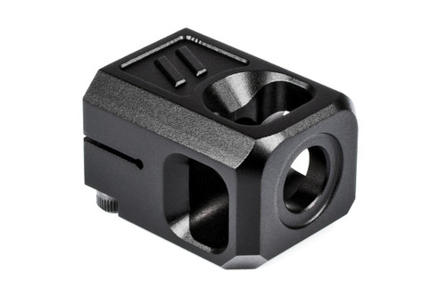 Zev Technologies V2 Pro Compensator for Glock 9mm 1/2x28 Thread Black