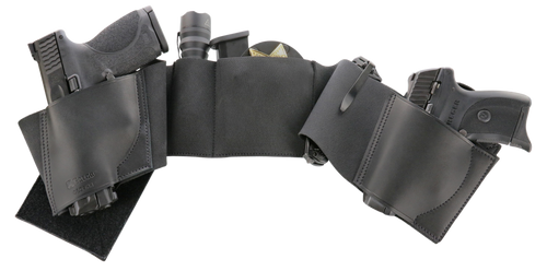 Galco UnderWraps 2.0 Belly Band Holster Large Leather/Nylon Black