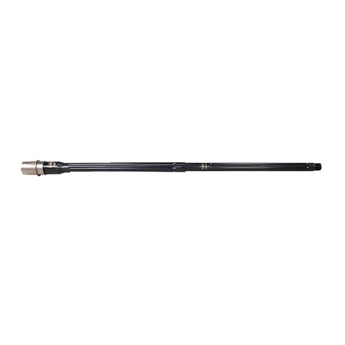 Faxon Match Series Barrel 6.5 Creedmoor 24" 1 in 8" Twist Heavy Contour Stainless Steel QPQ Black