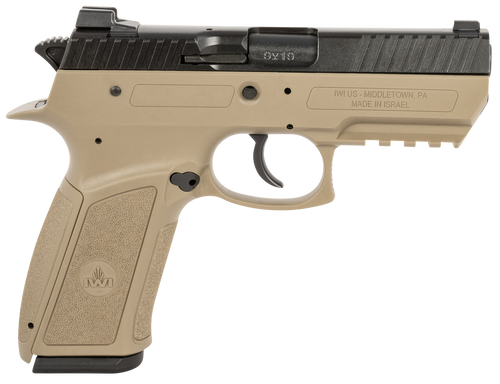 IWI Jericho 941E 9mm Luger Pistol 3.8" Barrel 17+1 Round Flat Dark Earth