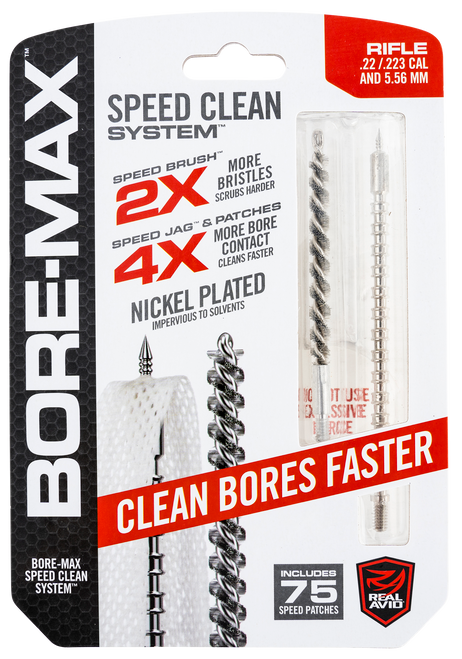 Real Avid Bore-Max Speed Clean Upgrade Set 223 Rem 22 Cal Rifle
