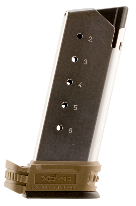 Springfield Armory XD-S Magazine .45 ACP 6-Round FDE