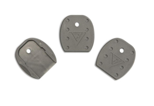 TangoDown Vickers Tactical Magazine Floor Plates Glock 9mm/.40/.357 SIG/.45 GAP 5-Pack Gray