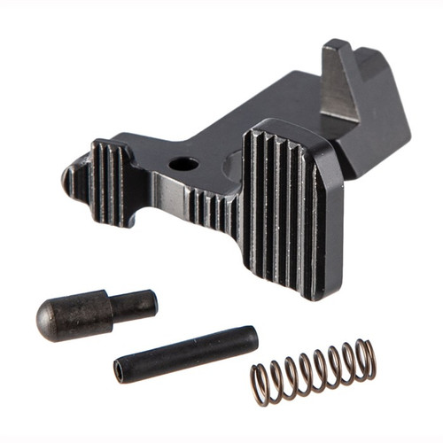 AR-15 ABC/R V3 BOLT CATCH FORWARD BIAS SERRATED BLACK