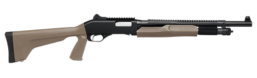 Stevens 320 Security 12 Gauge Lever Action Shotgun 18.5" Barrel Flat Dark Earth Stock