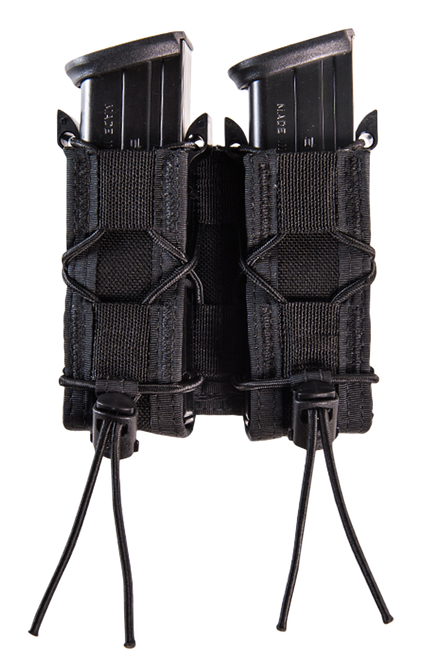 High Speed Gear 13PT12BK TACO Double Pistol Magazine Pouch Black Nylon
