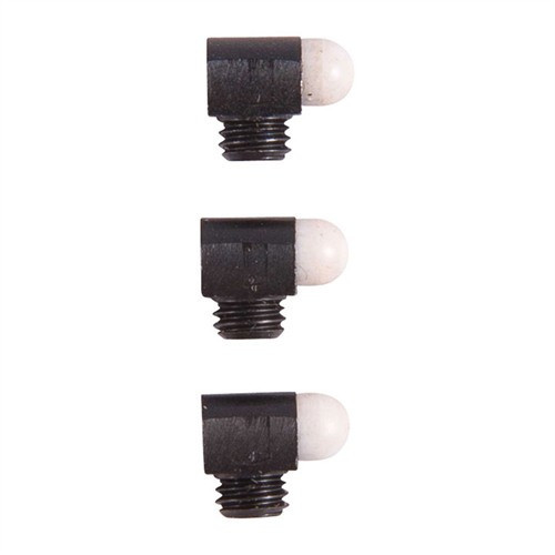 STD BEAD, 1/8'' 6-48 TPI, 5/64'' SHANK, WHITE, 3-PAK