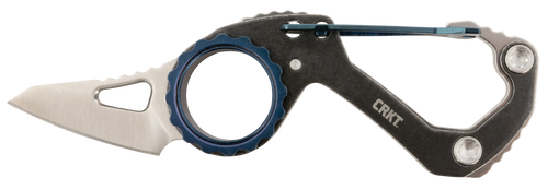 CRKT Compano Pocket Knife 1.4" Sheepsfoot Blade Black Handle