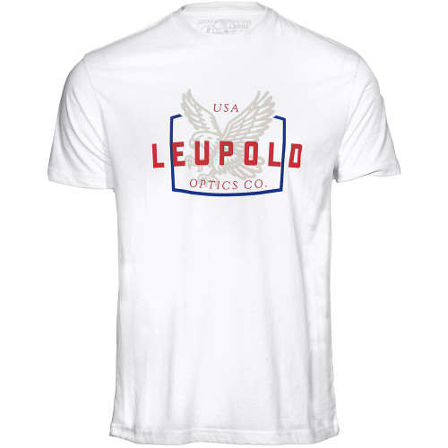 Leupold Men's Eagle Short Sleeve Shirt White Large