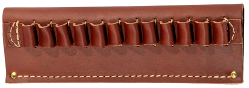 Hunter Company 0545 Cartridge Belt Slide 45 Caliber 12-Round Leather Chestnut