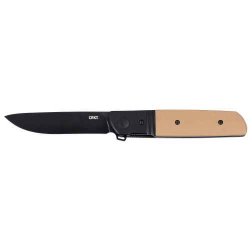 CRKT Bamboozled Pocket Knife 3.34" Plain Brown
