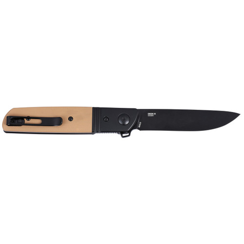 CRKT Bamboozled Pocket Knife 3.34" Plain Brown