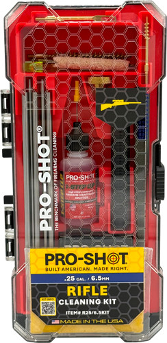 Pro-Shot Classic Rifle Cleaning Kit .25/.65mm