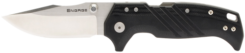 Cold Steel Engage Pocket Knife 3.5" Clip Point S35VN Satin Blade G10 Handle Black