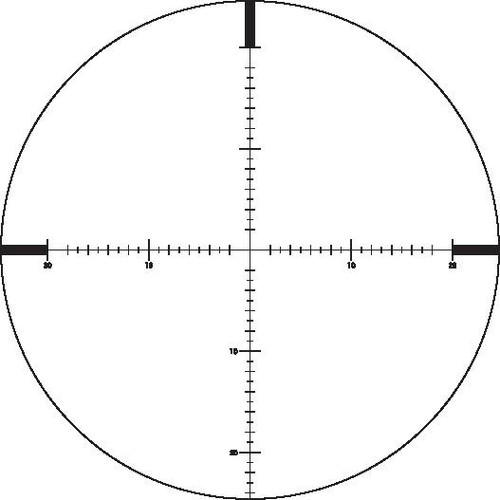German Precision Optics Centuri Rifle Scope 4.5-27x50 30mm MOA Illuminated Reticle Black