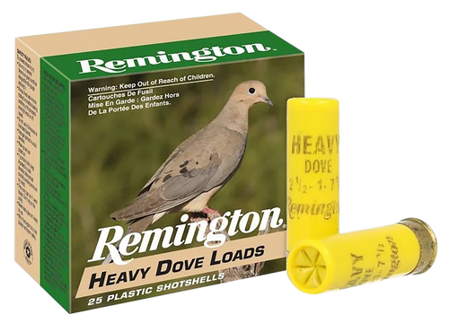Remington Heavy Dove Load 20 Gauge Ammo 2-3/4" #7.5 Shot 1 oz Box of 25
