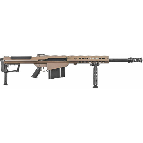 Barrett M107A1 Semi Automatic Rifle 50BMG 20" Fluted Barrel FDE