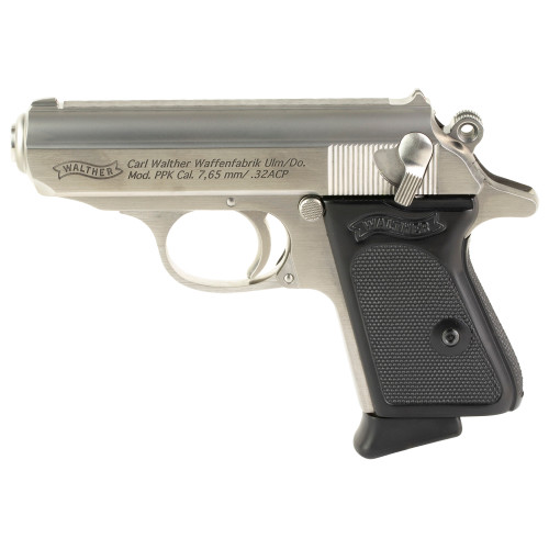 Walther PPK/S .32 ACP Pistol 3.3" Barrel 6+1 Round Stainless