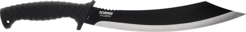 Schrade Decimate Parang Machete 11.75" 3Cr13 Black Blade Rubber Handle Black
