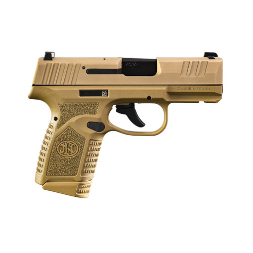 FN Reflex NMS 9mm Luger Pistol 3.3" Barrel 15+1 Round Flat Dark Earth