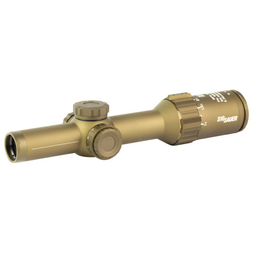 Sig Sauer Tango6T Rifle Scope 1-6x24mm Illuminated DWLR556 Reticle FDE