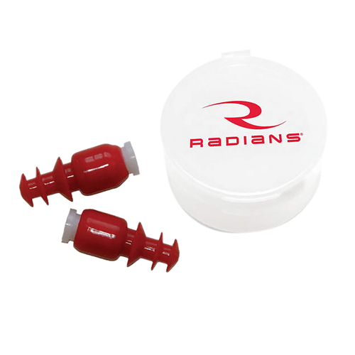 Radians CF7000BP Cease Fire Earplugs Red Adult 1 Pair