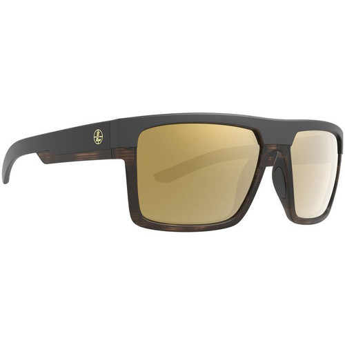 Leupold Becnara Sunglasses Matte Black/Tortoise Frame Bronze Mirror Lens