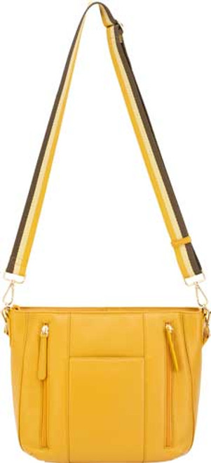 CONCEALED CARRY BAG MUSTARDCAMELEON VIDA PURSE - Image 1