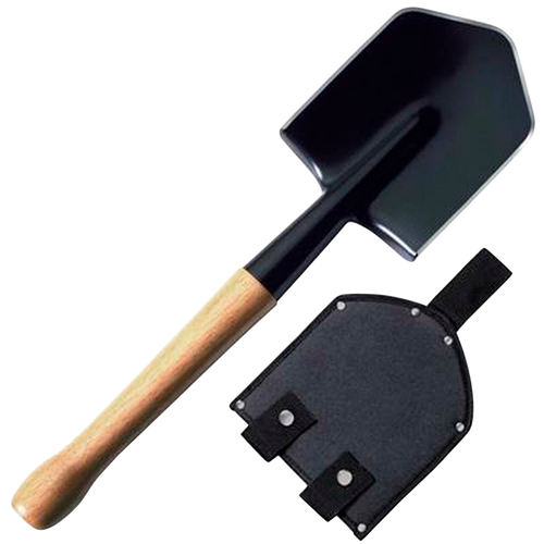 Cold Steel Spetsnaz Special Forces Shovel Carbon Steel Blade Hickory Handle 19.68 Inch