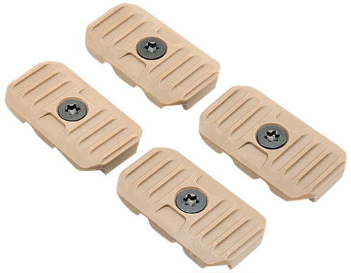 Strike Industries Cable Management M-Lok Rail Covers Short 1.57"L Flat Dark Earth Polymer
