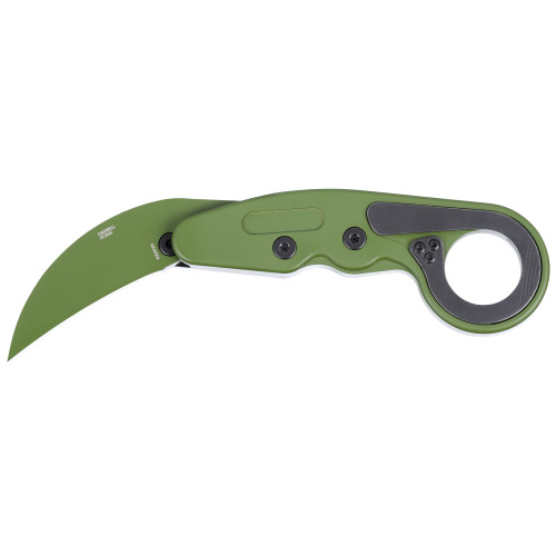 Columbia River Knife & Tool Provoke Pocket Knife 2.41" Aluminum Handle Green/Black