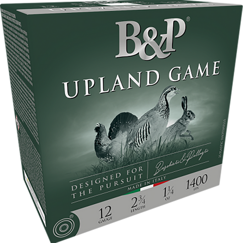 Baschieri & Pellagri Upland Game 12 Gauge Ammo 2-3/4" #5 Lead Shot 1-1/4 oz Box of 25
