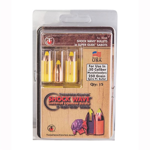 Thompson Center Arms .50 Caliber 250gr Sabot (15/Box)