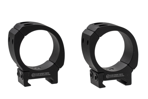 Wheeler Sporter Bi-Weaver 1" Scope Rings Medium Black