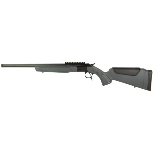 CVA Scout Single Shot Rifle 400 Legend 20" Blued Threaded Barrel Blued Frame Stealth Gray Field Stock