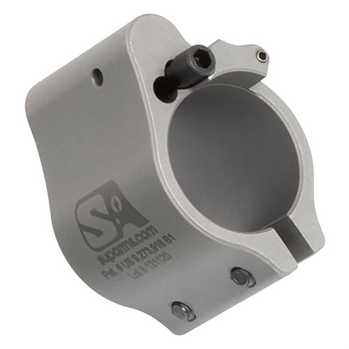 Superlative Arms Adjustable Gas Block AR-15 0.750" Stainless Steel (Bleed Off, Clamp-On)