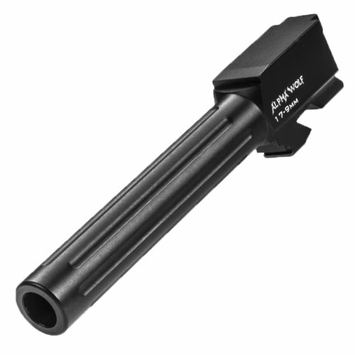 Lone Wolf Distributors AlphaWolf Barrel Glock 17 9mm Luger 4.49" Stainless Steel Matte Black