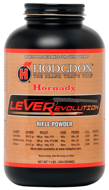 Hodgdon LEVERevolution Spherical Rifle Powder 1 lb