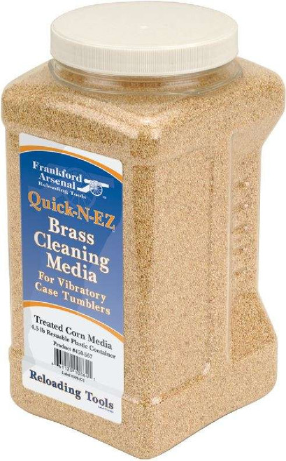 Frankford Arsenal Brass Cleaning Corn Cob Media 4.5 lb Frankford Arsenal Brass Cleaning Corn Cob Media 4.5 lb