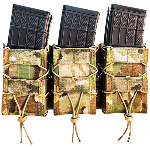 High Speed Gear 45X2R0MC TACO X2R Shingle Triple Rifle Pouch MultiCam Nylon