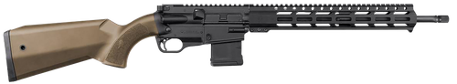 FightLite SCR-16 Semi Automatic Rifle 5.56x45mm NATO 16" Threaded Barrel FDE Frame FDE Stock