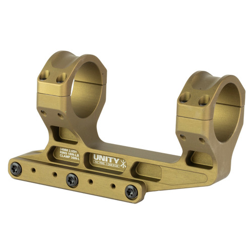 Unity Tactical FAST LPVO 34mm Scope Mount FDE