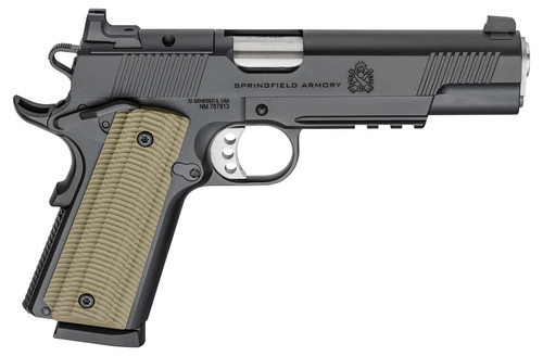 Springfield Armory 1911 Operator AOS 9mm Luger Pistol 5" Barrel 9+1 Round Black